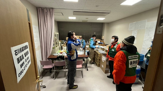 救援救護活動の様子